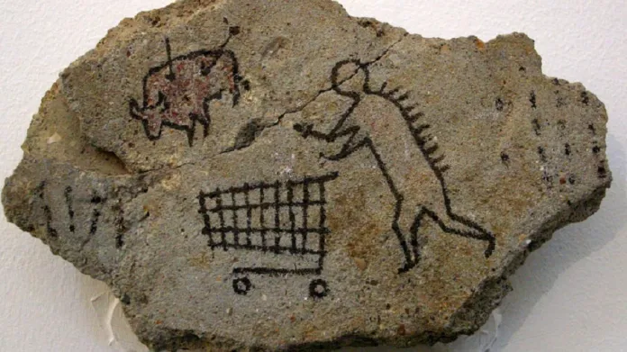 The Peckham Rock – údajné starověké graffiti od Banksyho