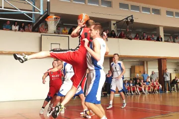 Basketbalový zápas v Boskovicích
