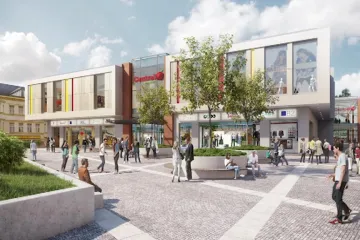 V Jablonci vyrůstá obchodní dům, který nejdřív zbrzdila krize, poté nedostatek elektřiny