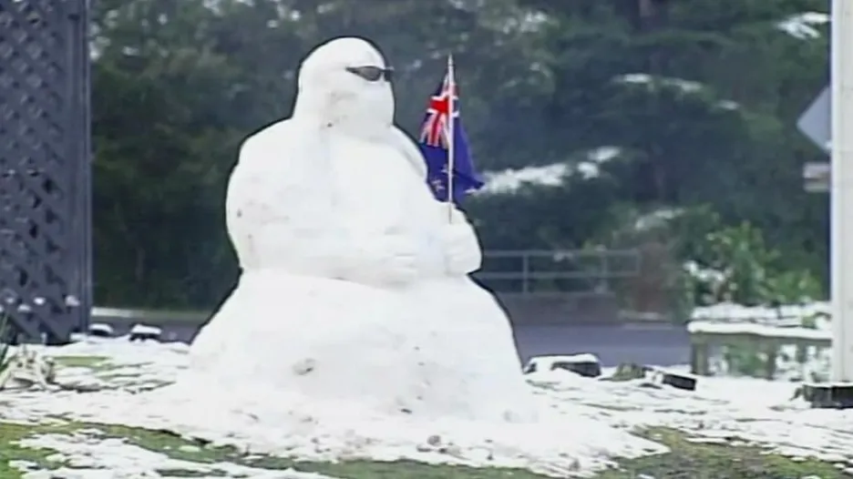 Nový Zéland překvapila sněhová nadílka