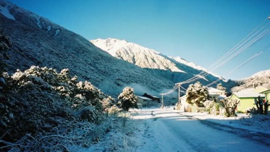 Novozélandská vesnice Otira je na prodej