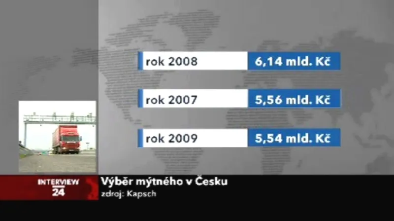 Výnos mýtného v ČR