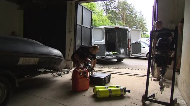 Základna brněnských policejních potápěčů