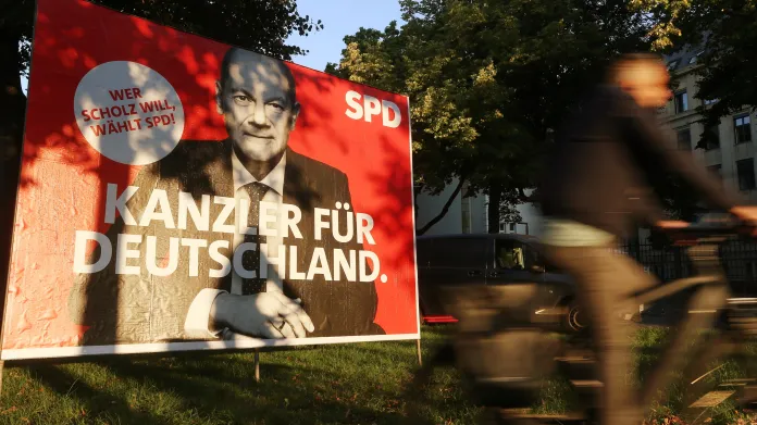 Německá SPD představila nový předvolební plakát
