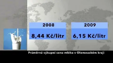 Výkupní cena mléka stále klesá