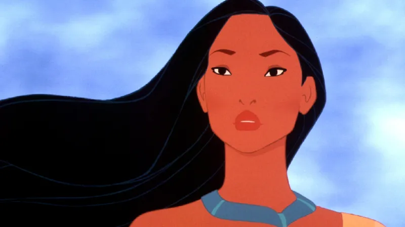 Indiánská princezna Pocahontas v animovaném filmu Walta Disneye