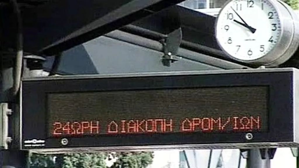 Generální stávka v Řecku