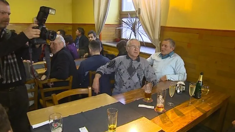 Hospoda v Novém Veselí během prezidentské volby