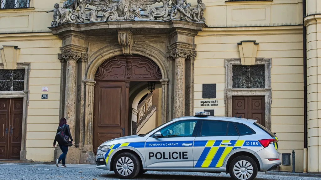 Policejní zásah na Magistrátu města Brna