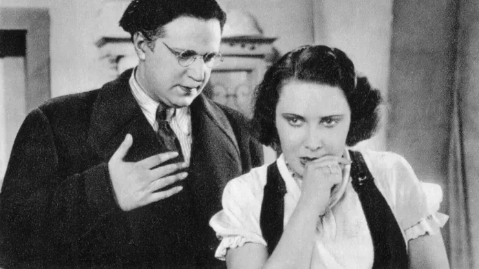 Lída Baarová a Hugo Haas ve veselohře Okénko (1933)