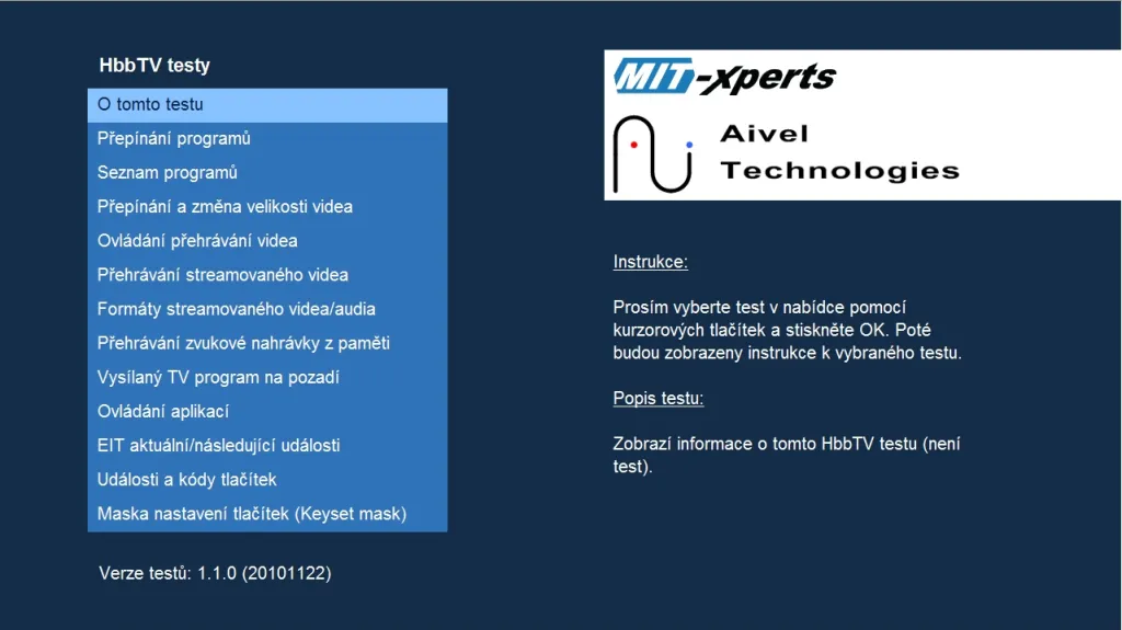 HbbTV aplikace České televize