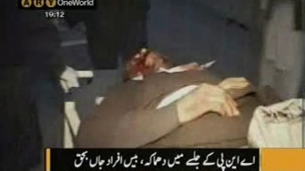 Oběť bombového útoku