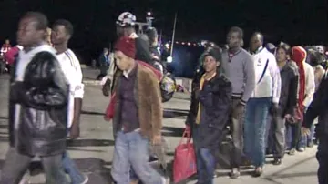 Severoafričtí uprchlíci na Lampeduse