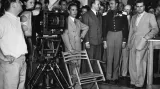 Josef Goebbels při natáčení filmu s Lídou Baarovou