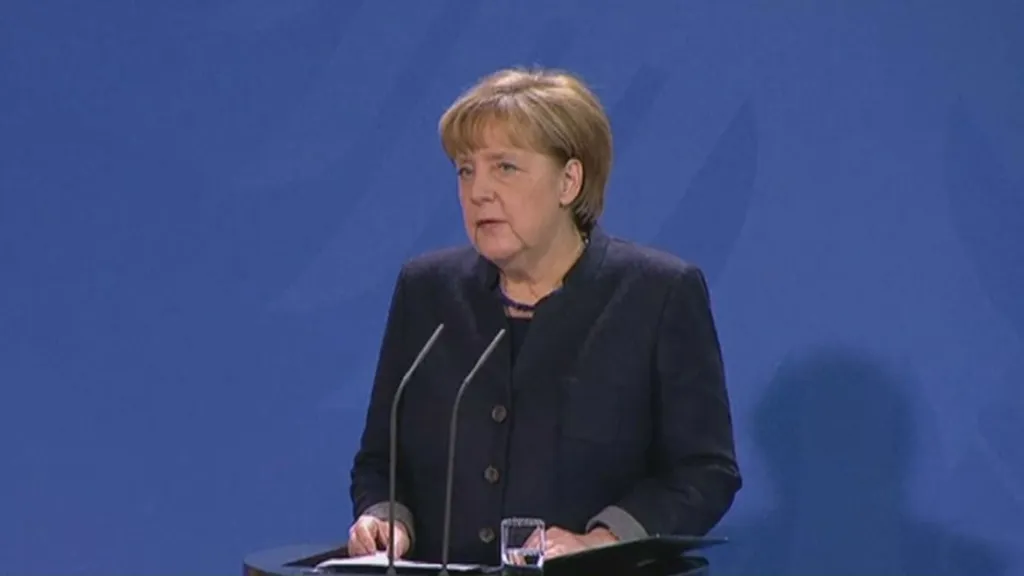 Kancléřka Angela Merkelová k útoku v Berlíně