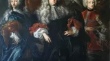 Filip Kristián Bentum / Skupinový portrét hraběnky Marie Gabriely Lažanské s dcerami, 1716–1717