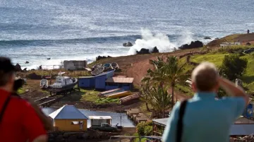 Slabá vlna tsunami v Chile