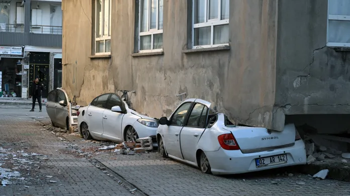 Následky zemětřesení v tureckém Adiyamanu