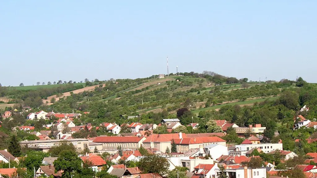 Pohled na město Klobouky u Brna