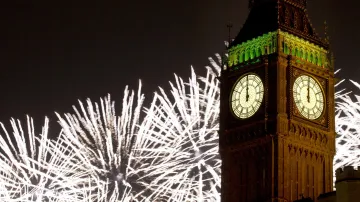 Oslavy nového roku v Londýně