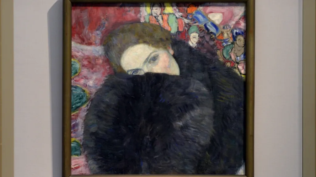 Gustav Klimt / Dáma s rukávníkem, 1916-17