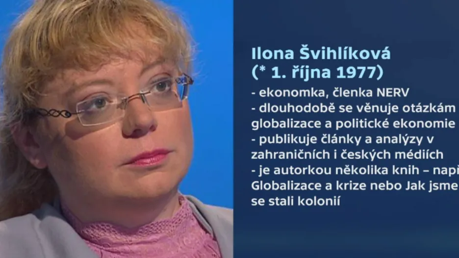 Profil ekonomky Ilony Švihlíkové