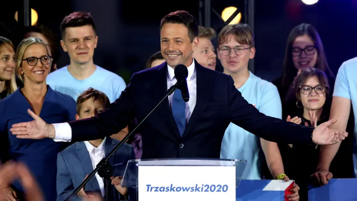 Rafal Trzaskowski po volbách