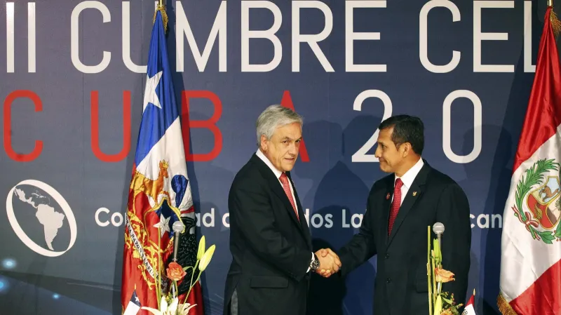 Prezidenti Chile a Peru Sebastián Piňera a Ollanta Humala