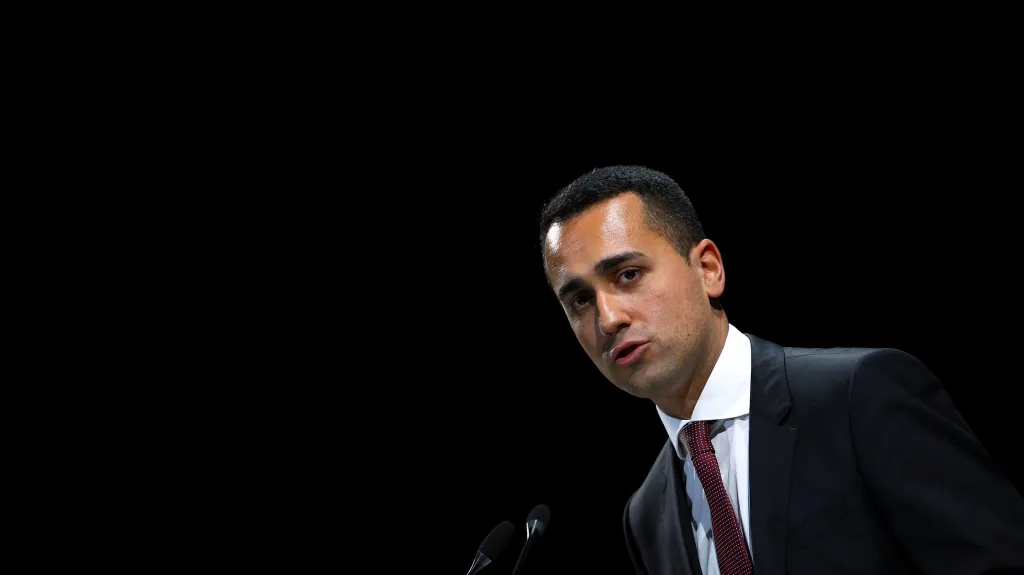 Šéf italské vládní strany Hnutí pěti hvězd (M5S) Luigi Di Maio se vyslovil pro znárodnění Popolare di Bari