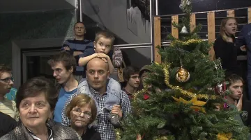 Vánoční show si nenechal ujít ani dálkový plavec Rostislav Vítek