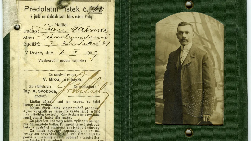 Předplatní jízdenka na pražskou MHD