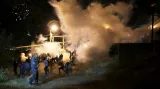 Střety demonstrantů s policií v ulicích Jerevanu