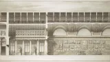 Návrh výstavních prostor Ermitáže od architekta Giacoma Quarenghia, 1804