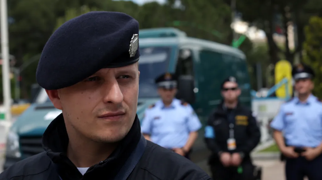 Čeští policisté Frontexu v Albánii