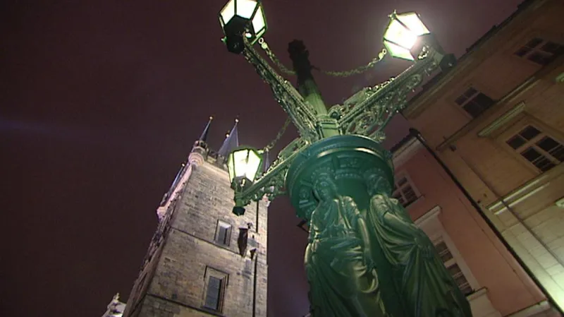 Kandelábr na Dražického náměstí