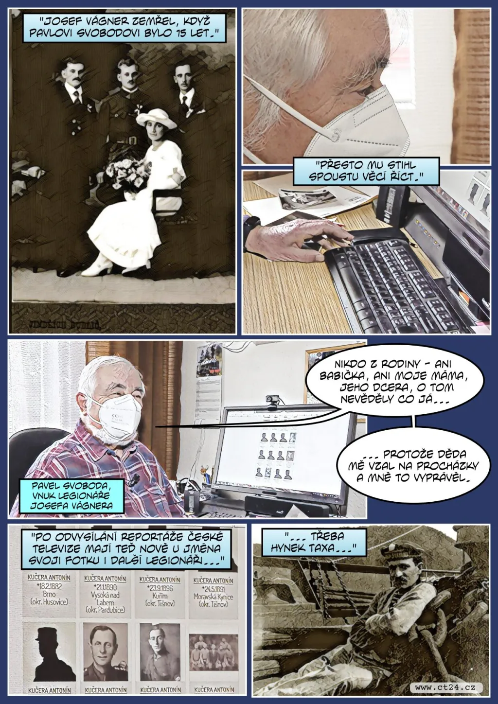 Legionáři dostávají zpět své tváře