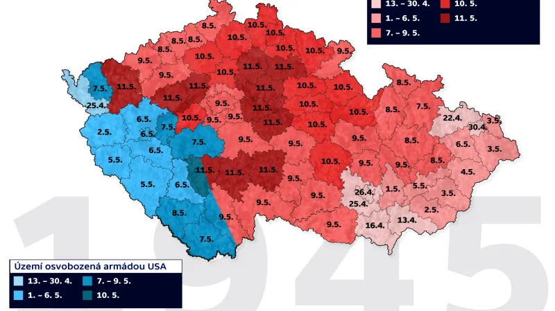 Průběh osvobození Českých zemí