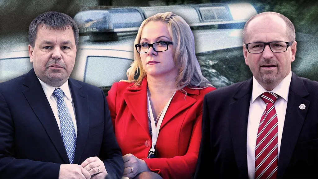 Petr Tluchoř, Jana Nagyová a Ivan Fuksa