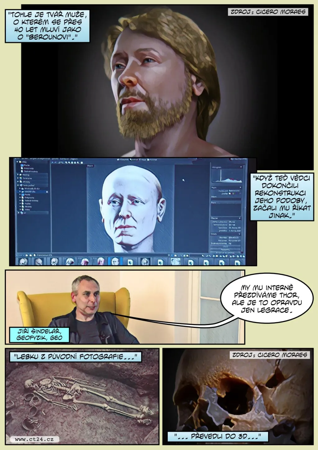 „Beroun“ z prastarého hrobu získal tvář