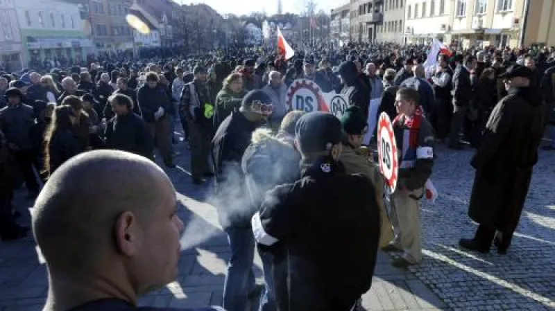 Demonstrace Dělnické strany