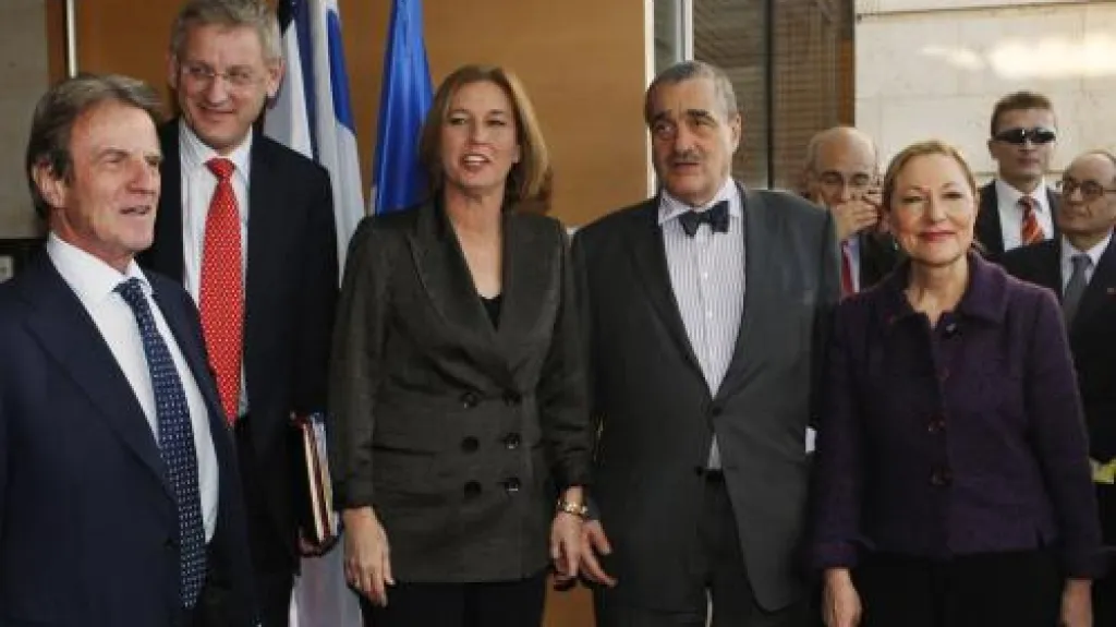 Evropská delegace při jednáních v Izraeli