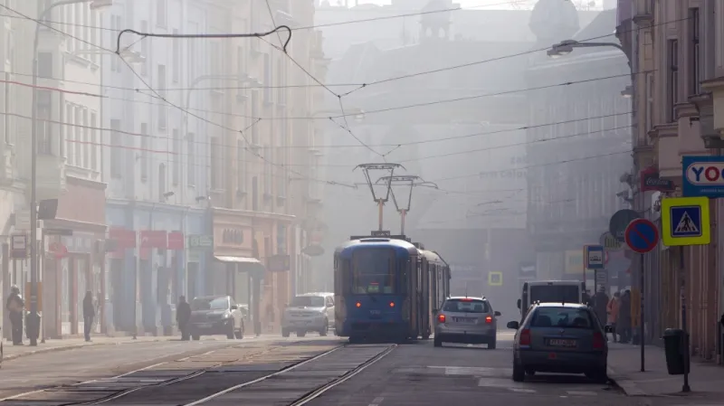 Nádražní ulice v Ostravě