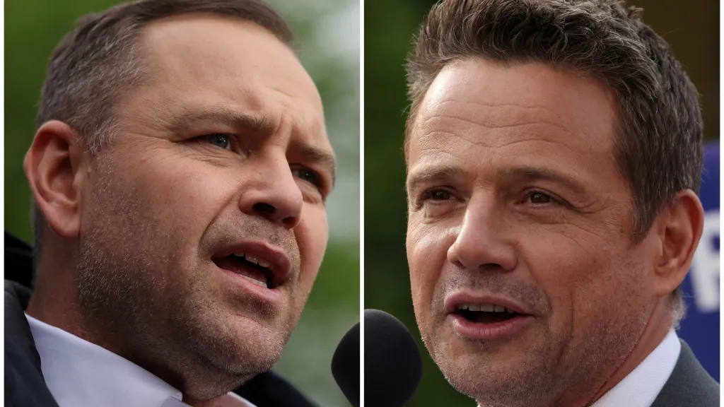 Karol Nawrocki a Rafal Trzaskowski