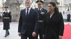 Prezident Petr Pavel s prezidentkou Maďarska Katalin Novákovou