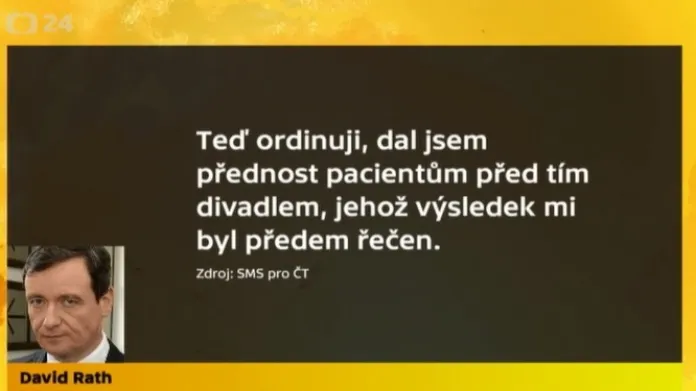 SMS Davida Ratha pro ČT