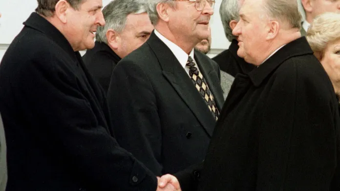 Vladimír Mečiar a Michal Kováč v roce 1998