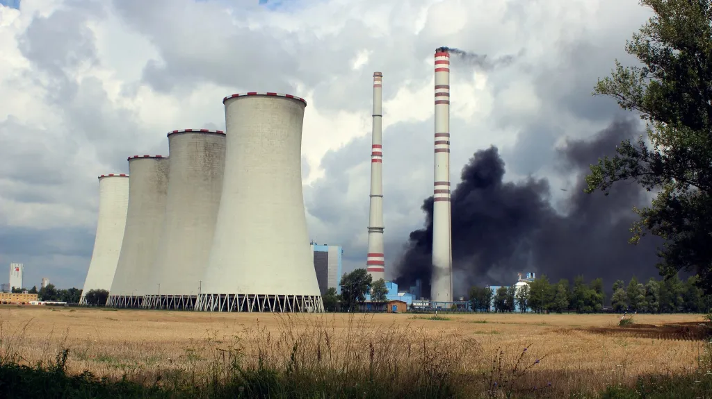 Elektrárna Dětmarovice hořela