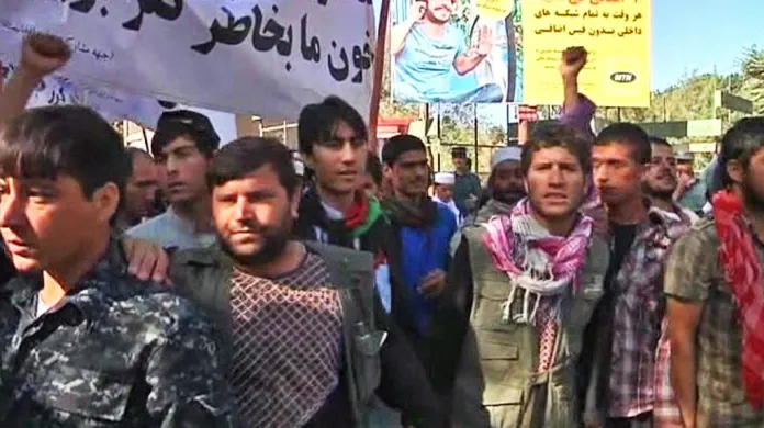 Protipákistánská demonstrace v Kábulu