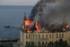 Na „Zámku Harryho Pottera“ v Oděse vypukl požár po ruském útoku