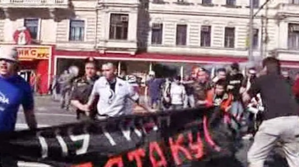 Opoziční demonstrace v Moskvě
